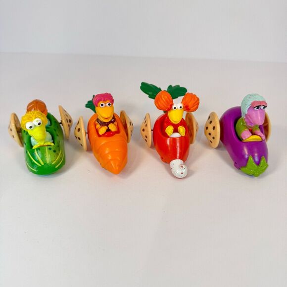 Complete Set of 4 Vintage 1988 McDonalds Fraggle Rock Happy Meal Toys | 80s - Picture 1 of 3